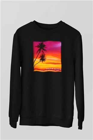 Calvin Harris Siyah Unisex Sweatshirt