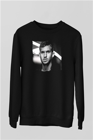 Calvin Harris Siyah Unisex Sweatshirt