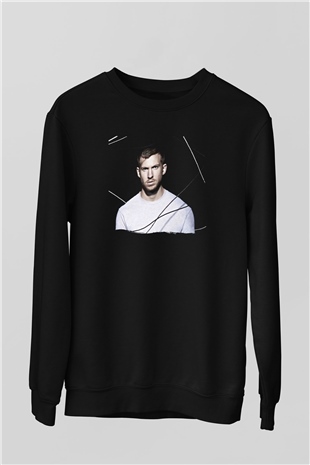 Calvin Harris Siyah Unisex Sweatshirt