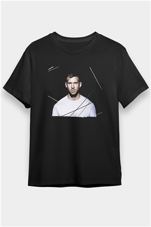 Calvin Harris Siyah Unisex Tişört T-Shirt - TişörtFabrikası