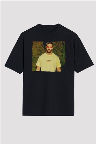 Calvin Harris Siyah Oversize Tişört Oversize T-shirt - TişörtFabrikası