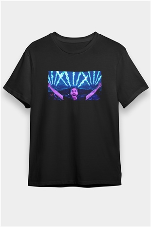 Calvin Harris Siyah Unisex Tişört T-Shirt - TişörtFabrikası