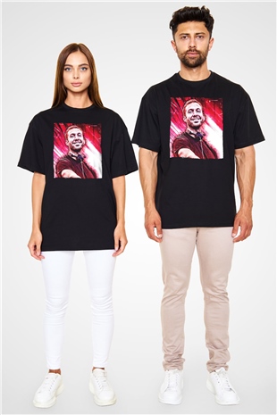 Calvin Harris Siyah Oversize Tişört Oversize T-shirt - TişörtFabrikası