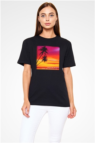 Calvin Harris Siyah Unisex Tişört T-Shirt - TişörtFabrikası