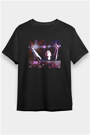 Calvin Harris Siyah Unisex Tişört T-Shirt - TişörtFabrikası