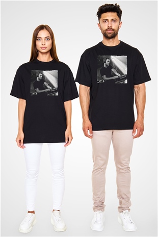 Calvin Harris Siyah Oversize Tişört Oversize T-shirt - TişörtFabrikası