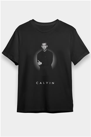 Calvin Harris Siyah Unisex Tişört T-Shirt - TişörtFabrikası