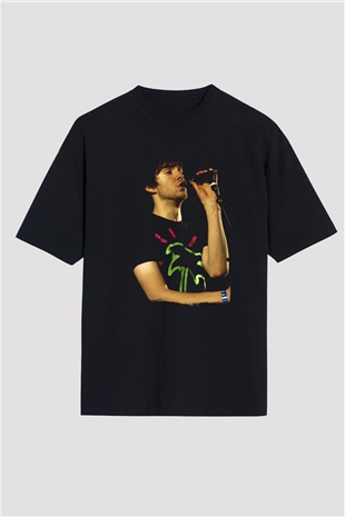 Calvin Harris Siyah Oversize Tişört Oversize T-shirt - TişörtFabrikası