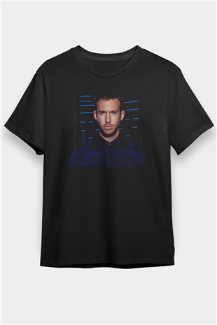 Calvin Harris Siyah Unisex Tişört T-Shirt - TişörtFabrikası