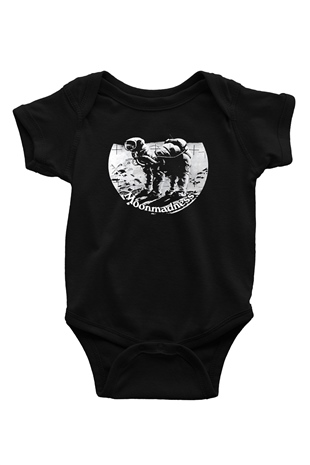 Camel Baskılı Unisex Siyah Bebek Body - Zıbın