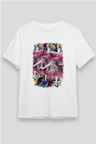Cancan Beyaz Unisex Tişört T-Shirt - TişörtFabrikası