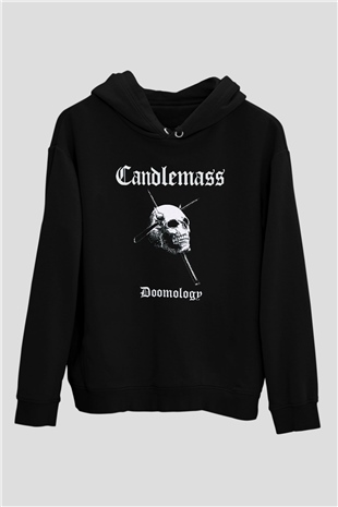 Candlemass Siyah Unisex Kapüşonlu Sweatshirt