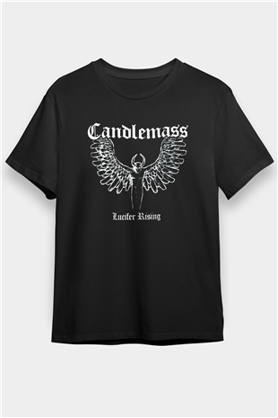Candlemass Siyah Unisex Tişört T-Shirt - TişörtFabrikası