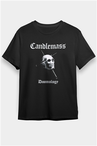 Candlemass Siyah Unisex Tişört T-Shirt - TişörtFabrikası