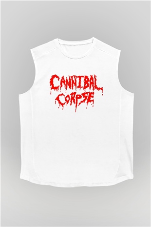 Cannibal Corpse Beyaz Unisex Kolsuz Tişört