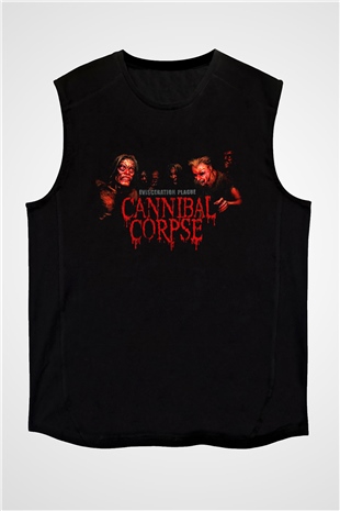 Cannibal Corpse Siyah Unisex Kolsuz Tişört