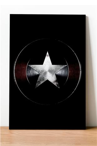 Captain America Desenli Ahşap Mdf Tablo 40 cm x 60 cm