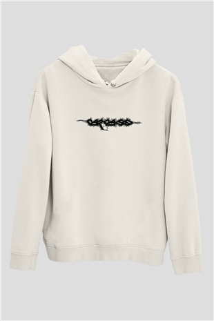Carcass Beyaz Unisex Kapşonlu Sweatshirt