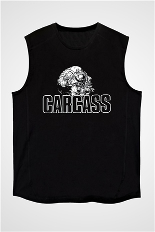 Carcass Siyah Unisex Kolsuz Tişört