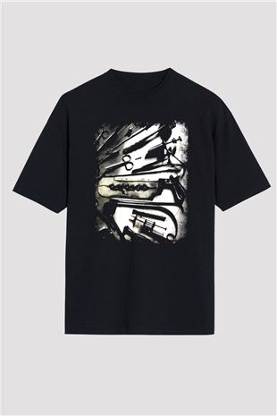 Carcass Siyah Unisex Oversize Tişört T-Shirt