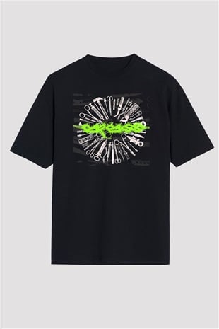 Carcass Siyah Unisex Oversize Tişört T-Shirt