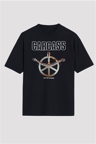 Carcass Siyah Oversize Tişört Oversize T-shirt - TişörtFabrikası