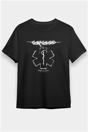 Carcass Siyah Unisex Tişört T-Shirt - TişörtFabrikası