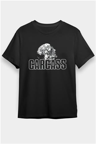 Carcass Siyah Unisex Tişört T-Shirt - TişörtFabrikası