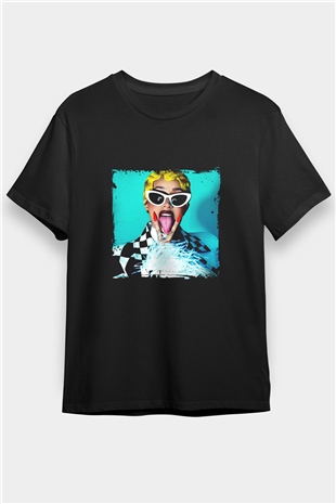 Cardi B Baskılı Unisex Siyah Tişört