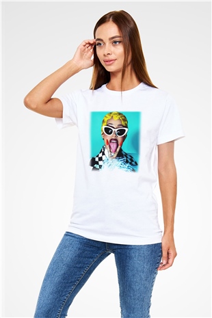Cardi B Beyaz Unisex Tişört T-Shirt - TişörtFabrikası