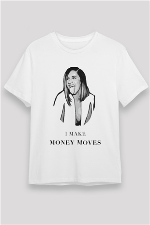 Cardi B Beyaz Unisex Tişört T-Shirt - TişörtFabrikası