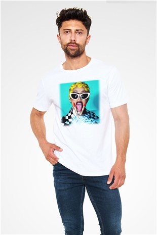 Cardi B Beyaz Unisex Tişört T-Shirt - TişörtFabrikası