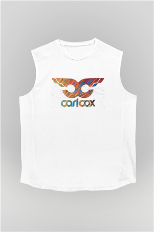 Carl Cox Beyaz Unisex Kolsuz Tişört