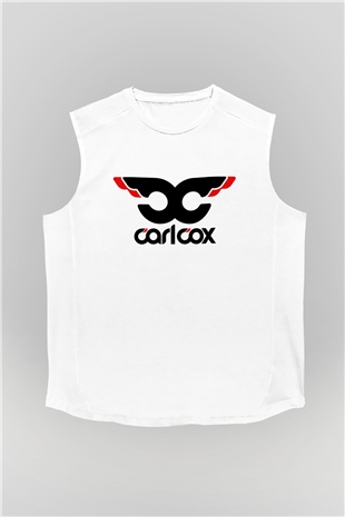 Carl Cox Beyaz Unisex Kolsuz Tişört