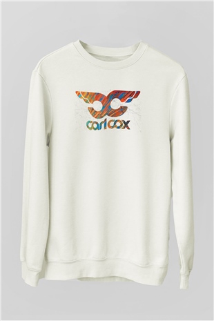 Carl Cox Beyaz Unisex Sweatshirt