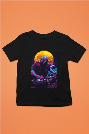 Carl Cox Siyah Unisex Çocuk Tişört