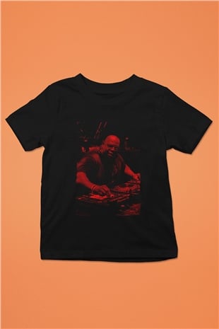 Carl Cox Siyah Unisex Çocuk Tişört