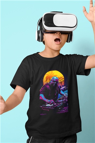 Carl Cox Siyah Unisex Çocuk Tişört
