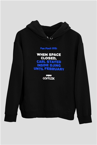 Carl Cox Siyah Unisex Hoodie