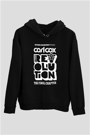 Carl Cox Siyah Unisex Hoodie