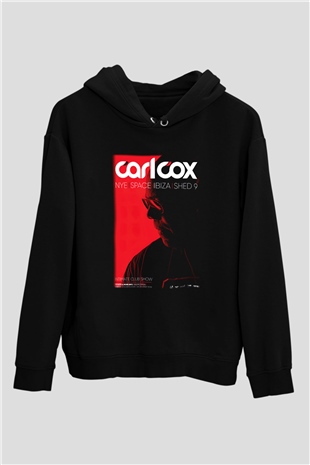 Carl Cox Siyah Unisex Hoodie