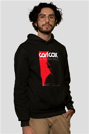 Carl Cox Siyah Unisex Hoodie