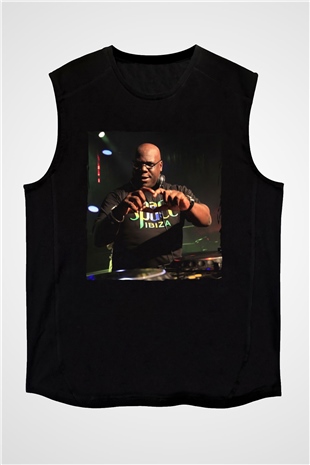 Carl Cox Siyah Unisex Kolsuz Tişört