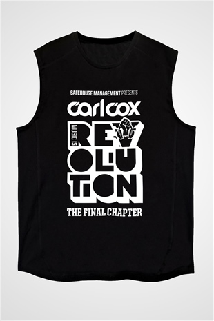 Carl Cox Siyah Unisex Kolsuz Tişört