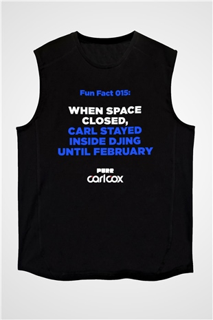 Carl Cox Siyah Unisex Kolsuz Tişört
