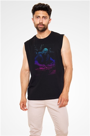 Carl Cox Siyah Unisex Kolsuz Tişört