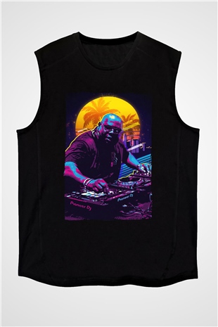 Carl Cox Siyah Unisex Kolsuz Tişört