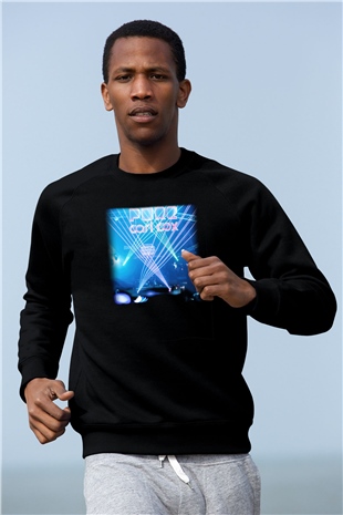 Carl Cox Siyah Unisex Sweatshirt