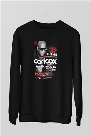 Carl Cox Siyah Unisex Sweatshirt
