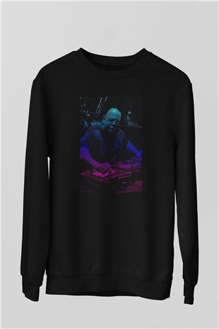 Carl Cox Siyah Unisex Sweatshirt